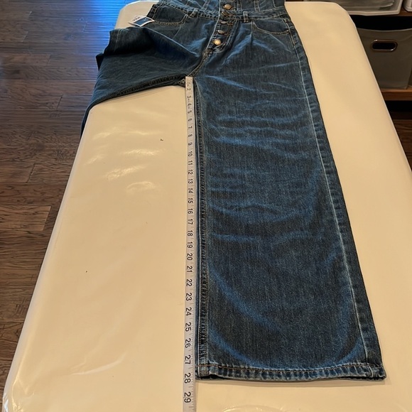 YKK Jeans Wide Leg High Rise NWT Size L - Picture 7 of 16